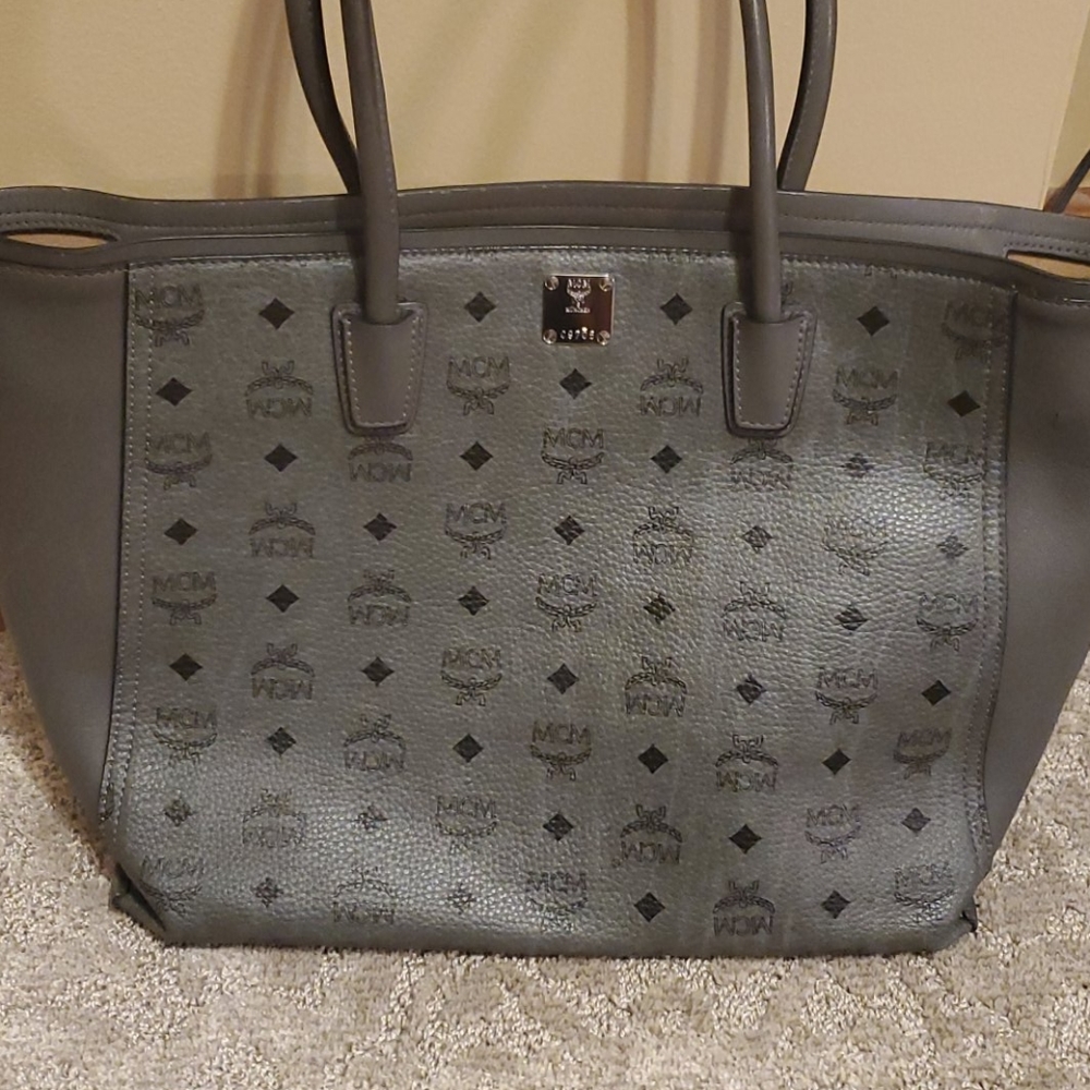 MCM Gray Anniversary Tote.